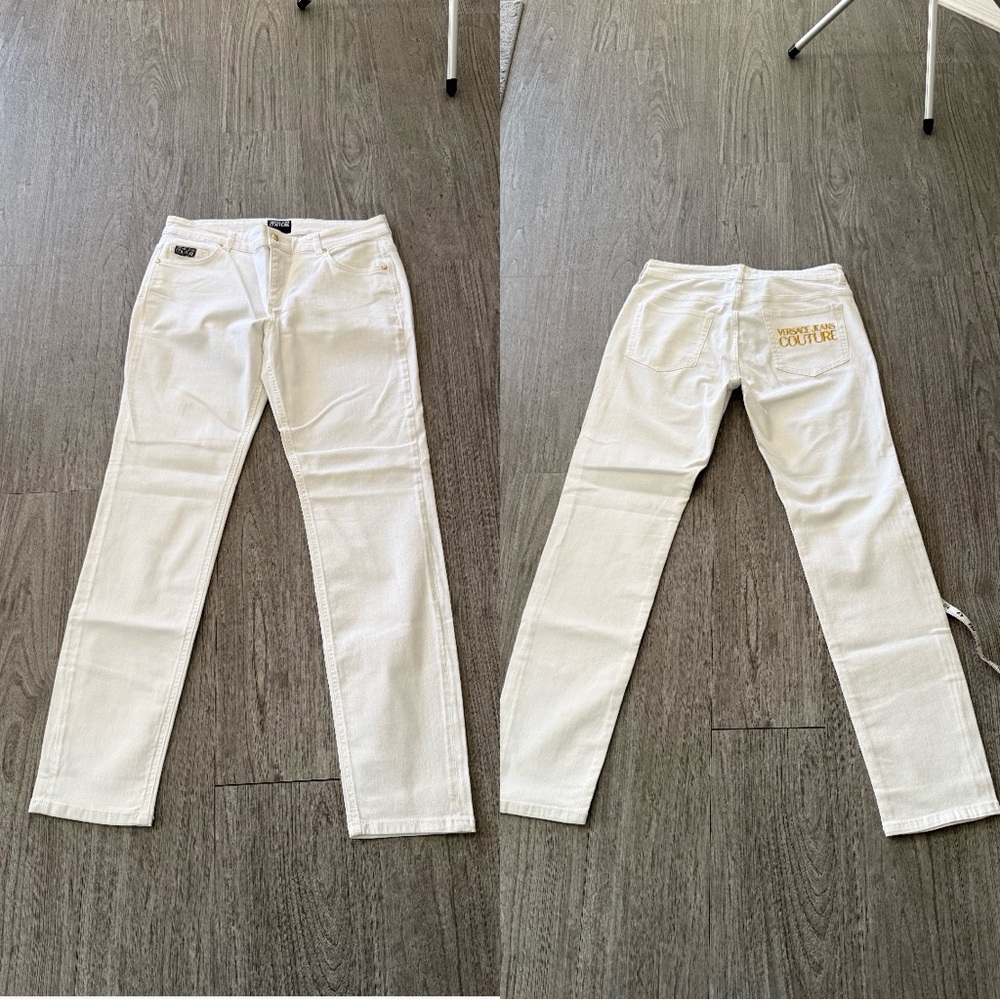 Versace Jeans Couture Crisp White Skinny Jeans NWT